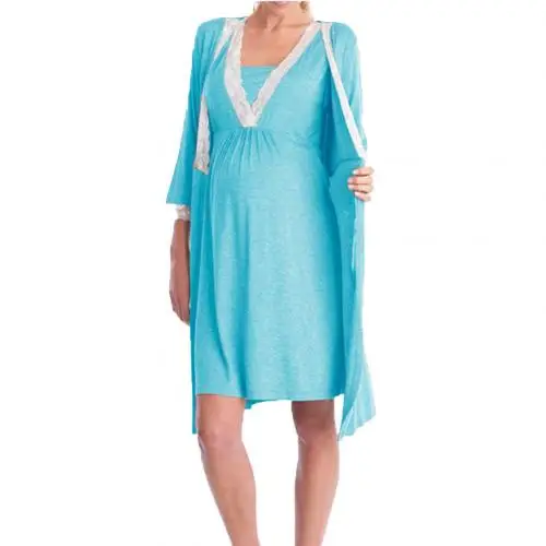 Light Blue Сексуальная ночная рубашка из искусственного шелка, атласная ночная рубашка, женская ночная рубашка без рукавов с v-образным вырезом, ночная рубашка - Цвет: Light Blue