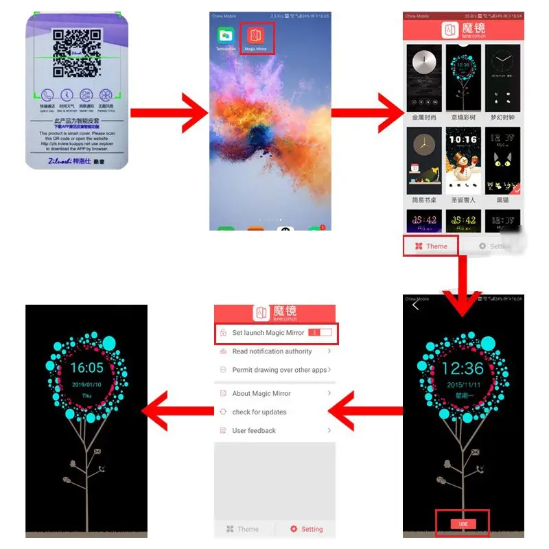 360 Penutup Penuh Cermin Plating Flip Case untuk Huawei Kehormatan 7A Dua L22 AUM AL20 L29 Pelindung Cellphone Cover 8A 7C Pro 8C 8X