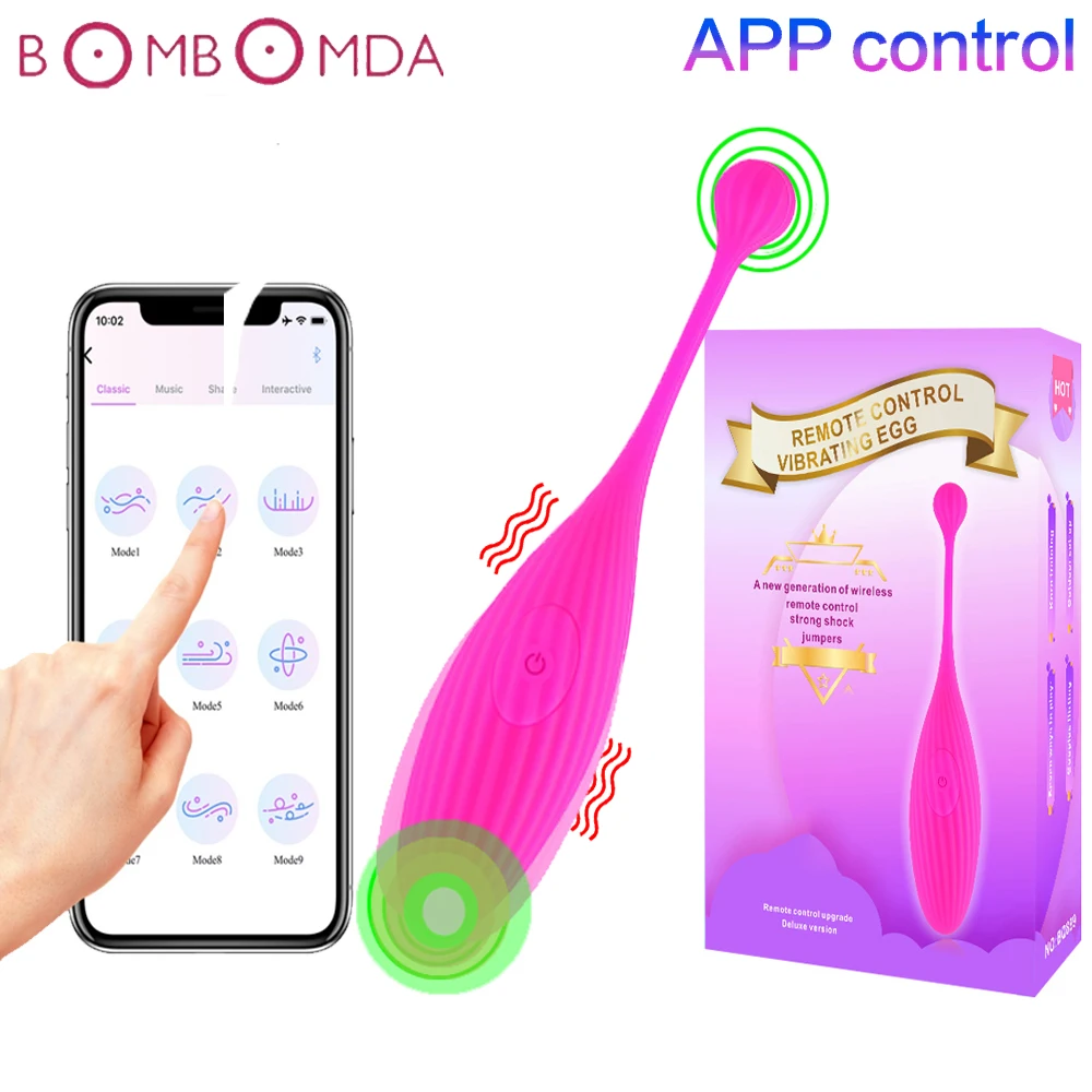 Bluetooth Bullet Vibrator App Controlled Wearable Dildo For Women_voghion.com