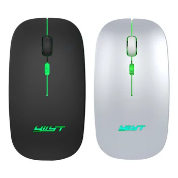 

Bluetooth 2.4G Optical Mouse Wireless Lighting Mute Mice Rechargeable Dual Mode for Office Caring Computer Supplies