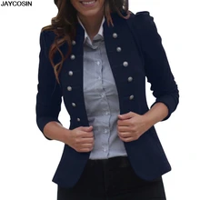 JAYCOSIN, Женский блейзер, тонкий, длинный рукав, для девушек, блейзеры, для офиса, леди, OL, для формальной работы, маленький костюм, пиджак, блейзеры,, горячая распродажа, 9802