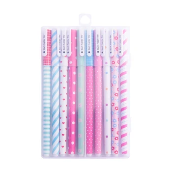 

10 Pcs/pack 10-Color Gel Pen Cartoon Animal Starry Star Sweet Floral Pens 0.38mm Neutral Pen Stationery Office School Supplies