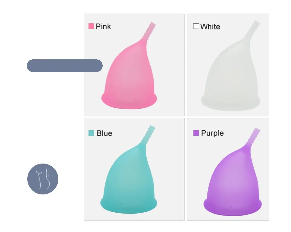 Популярная поколение медицинского класса Силиконовые гигиенические менструальные женские менструальные чашки купе менструэлл 2 шт./лот скидка