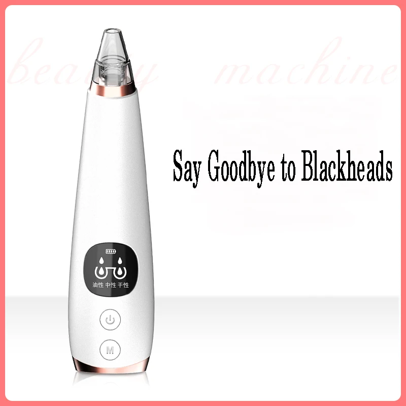 

USB Rechargeable Blackhead Remover Face Pore Vacuum Skin Care Acne Pore Cleaner Pimple Removal Vacuum Suction Tools