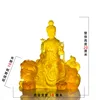 Bodhisattva Manjusri Manjushri resin statues Samantabhadra ornaments buddha figurine to ward off evil spirits lucky peace! 3