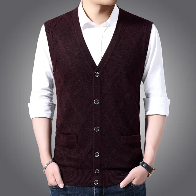 sleeveless sweater cardigan