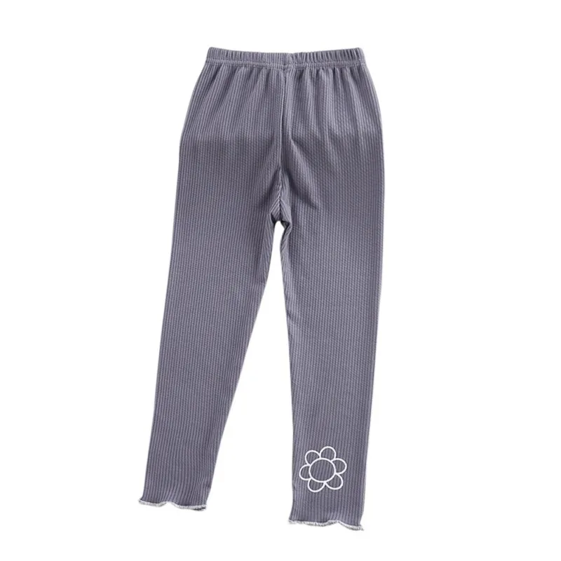 D Autumn Winter Warmer Pants Fashion Comfortable Pants Girls Trousers Cartoon Childrens Cute Beautiful Candy Color For Kids Girls - Цвет: D