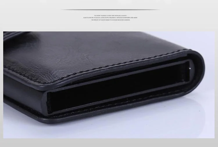 KUDIAN EBAR металлический кредитный держатель для Карт RFID для мужчин и женщин Винтажная алюминиевая коробка Crazy Horse кошелек для карт кошелек Tarjetero BIX311 PM49