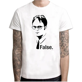 

2020 The Office Dwight Schrute Man TShirt Short Sleeve O-Neck T-shirt Men Jersey Fitness Harajuku Clothes Camisetas Hombre