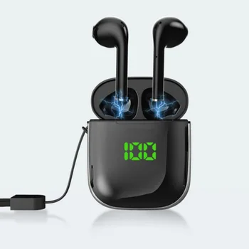 

TWS Bluetooth 5.0 Earphones Wireless LED Charging Display Touch Binaural HD Call Headset Earbuds With Wirless Charging