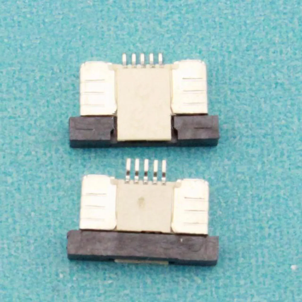 Sample, 5Pin FPC FFC connector socket,5 pin 0.5mm flex cable socket for LCD screen interface.ROHS,5P