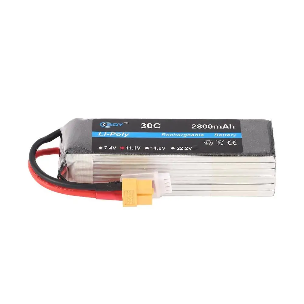 11,1 V 2800mAh 30C XT60 разъем литий-полимерный перезаряжаемый аккумулятор 8034106B для RC вертолета Qudcopter дрона грузовика автомобиля лодки