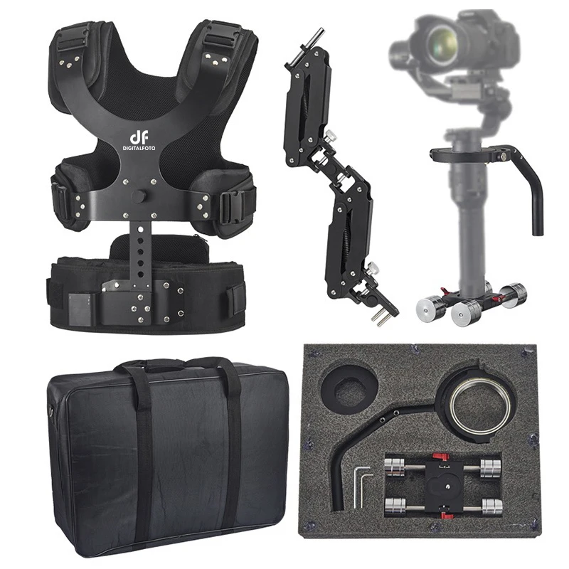 DF DIGITALFOTO THANOS Профессиональный стабилизатор Gimbal Vest Steadicam с пружинной рукояткой по