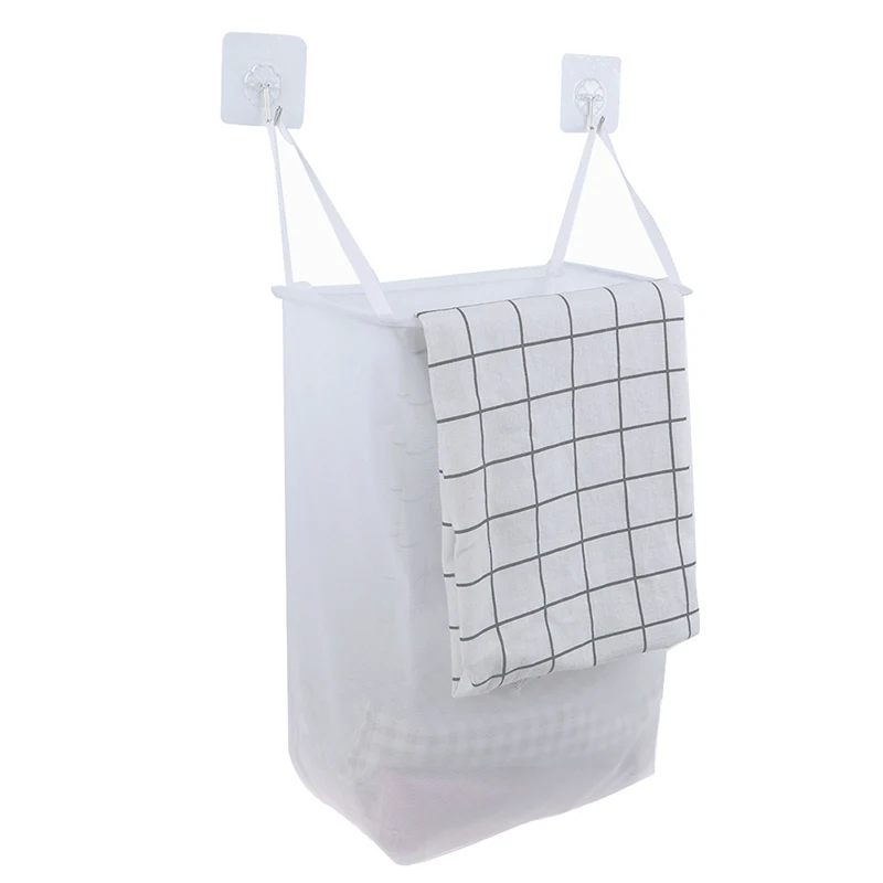 Laundry Basket Underwear Socks Storage Barrel Clothing Storage Bucket Laundry Organizer Holder Pouch Household Wall Hanging