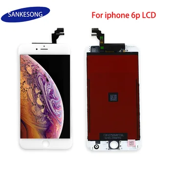 

10 pieces screen for iphone 6plus display assembly replacement quality 3D touch screen glass digitizer LCD screen supply