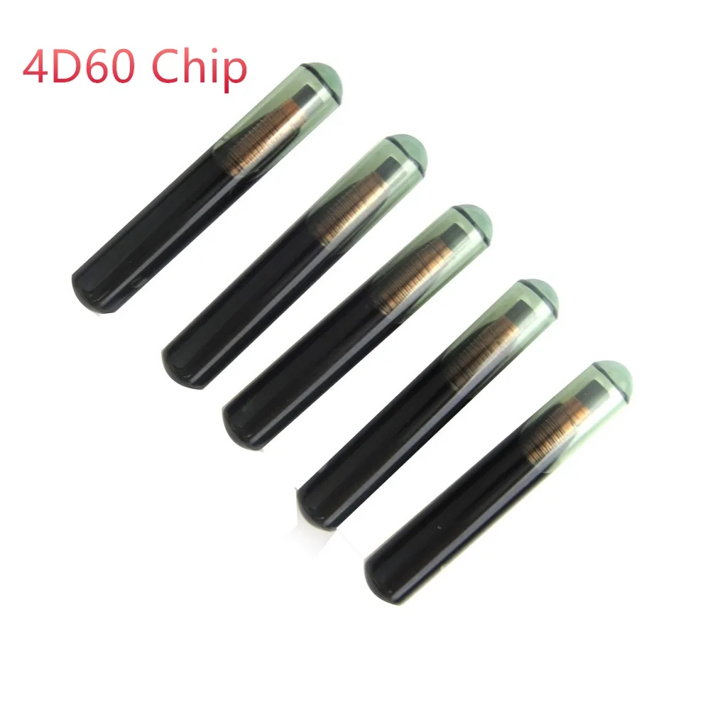 RIOOAK 50pcs Car Key Chips Blank 4D60 Chip Glass ID4D60 Transponder Chip For FORD Auto 4D 60 Chips High Quality Wholesale
