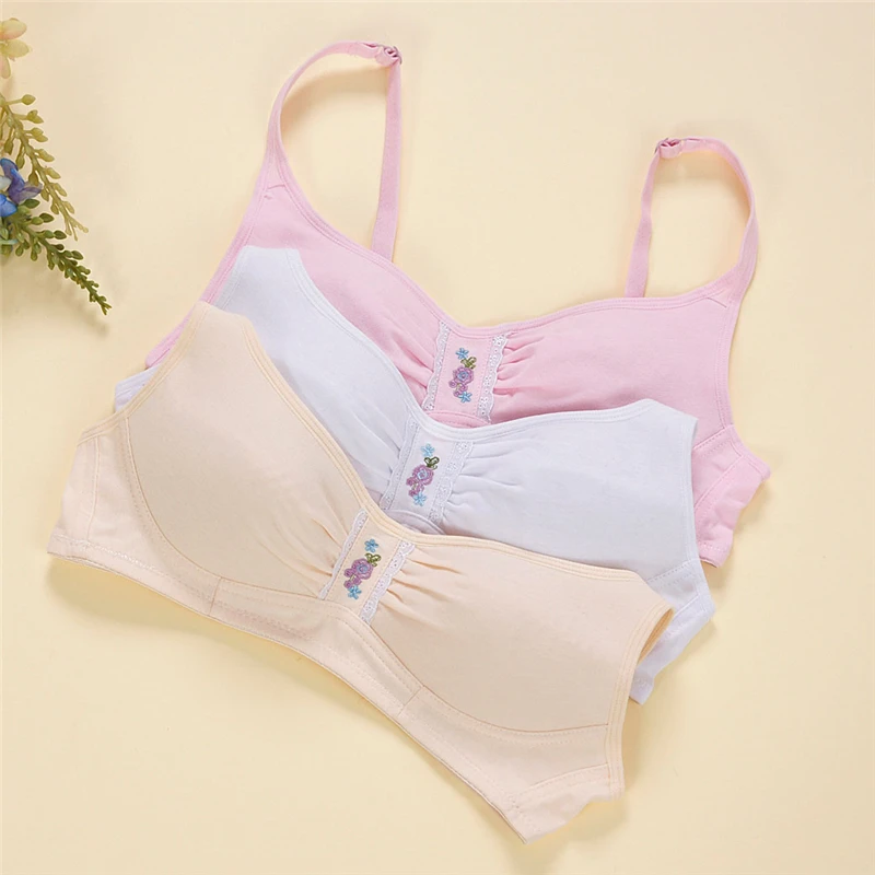 

floral teenage girls child girls underwear tops kids clothing training bra 10 12 14 years for children teen bra underwear