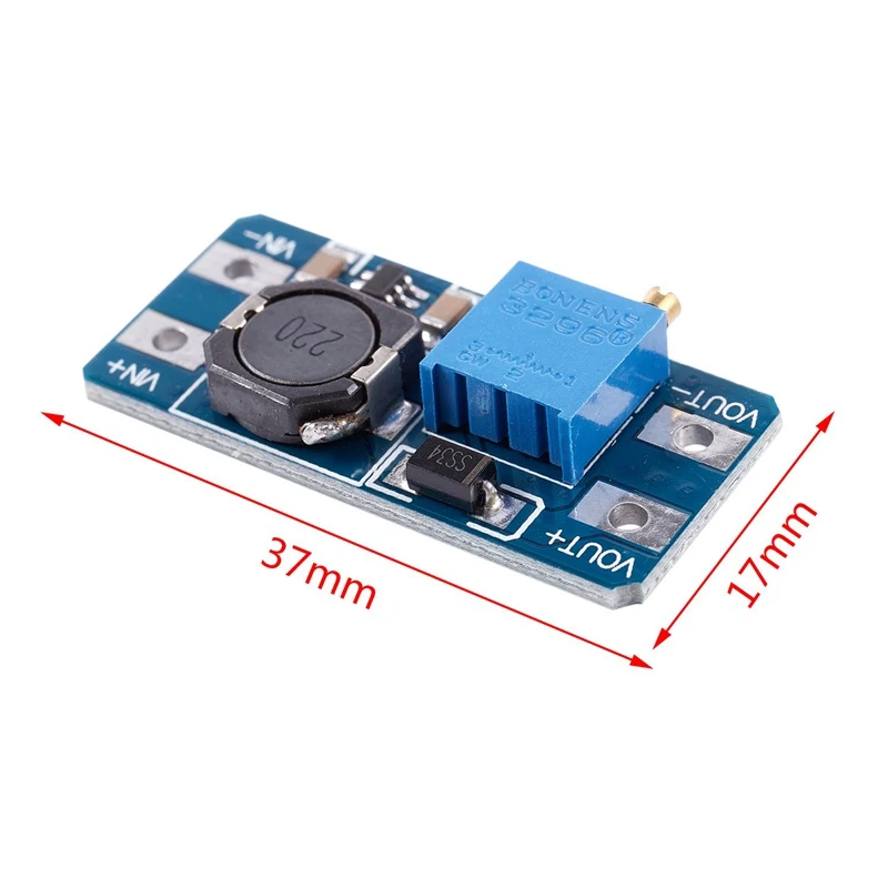 DC/DC повышающий Boost 2-24 V 5-28 V модуль подключения для caricatore