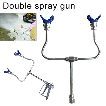 

Newly Magical Stick 2 Heads Painter High Pressure Airless Spray Wall Sprayer Tools