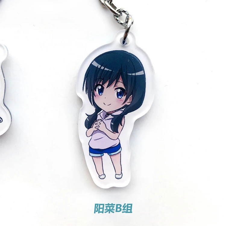 09 Аниме Tenki no Ko Weathering with you Amano Hina Morishima Hodaka Косплей акриловый брелок сумки кулон брелок подарки - Цвет: 09