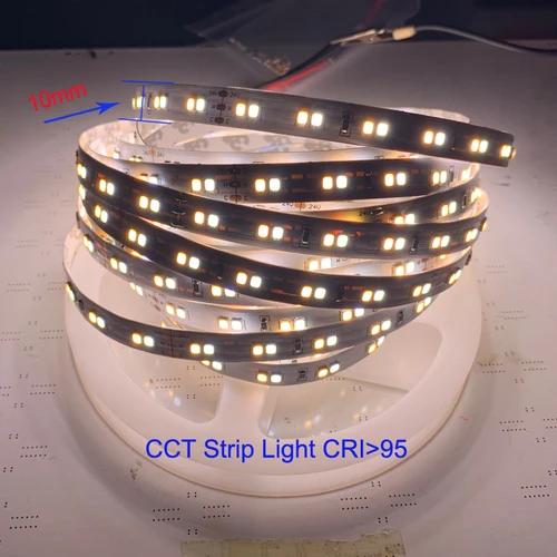 High CRI 95 LED 스트립 조명 12V 24V, 화이트 쿨 화이트 따뜻한 화이트 내추럴 화이트 CCT LED 스트립 5m 600LED 2