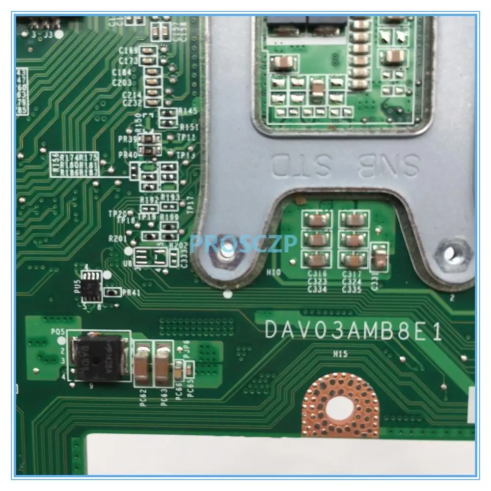 Высокое качество для N7110 CN-09NWTG 09NWTG DAV03AMB8E1 Материнская плата ноутбука павильон DDR3 работает хорошо