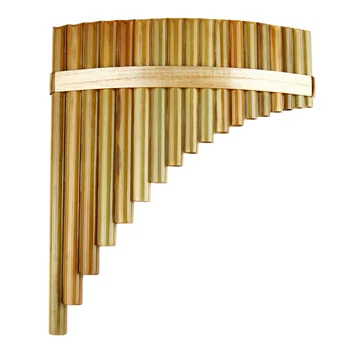 

New Arrival 18 Pipes Pan Flute F Key Pan Pipe Chinese Handmade Music Instrument Bamboo Woodwind Musical Instruments
