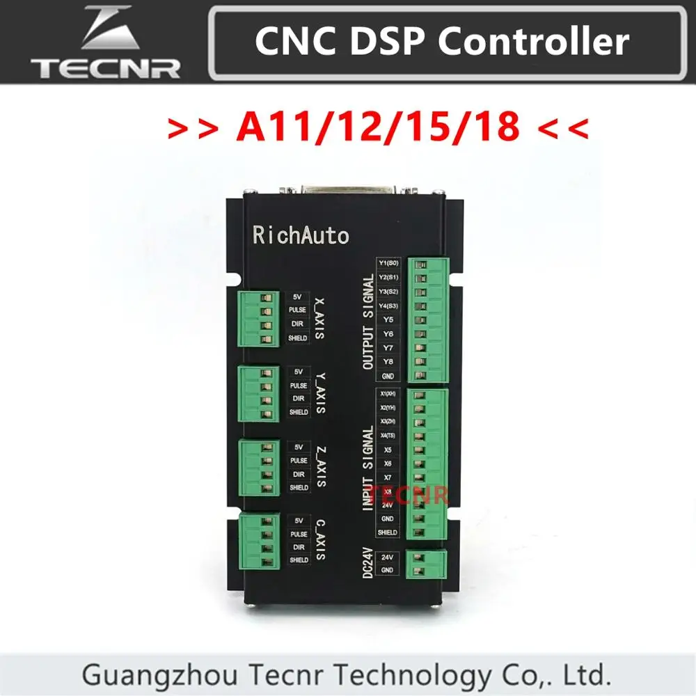 Подлинная плата RichAuto DSP A11 A12 A15 A18 только 3 осевая система управления движением на