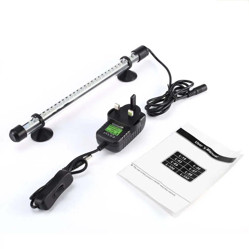 

LED Aquarium Submersible Lamp Aquarium Fish Tank Plant DC 12V LED Light Waterproof IP68 Bar Lamp Fish Tank Light