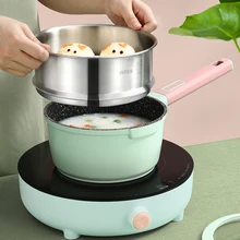 OAPE Small Children's Non-Stick Noodles Cookware Saucepan Cooking Soup Porridge Pots For Kitchen Mini Milk Pan With Handle Lid