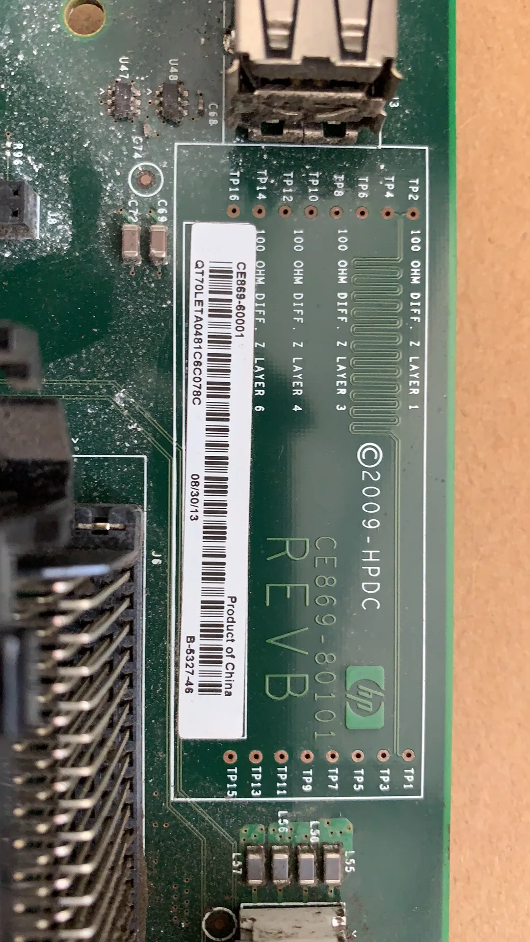  Placa formadora de fotos con Sata HDD CE869 CE869-60001 para HP LaserJet M4555