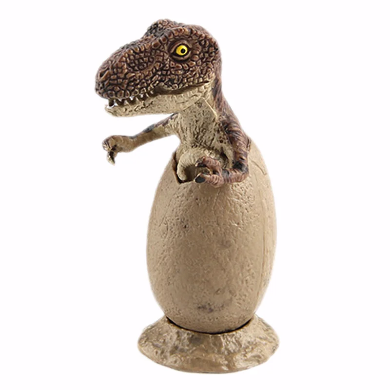 dinosaur handmade vivid display model half hatched dinosaur egg