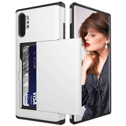 Deluxe Wallet Case with Card Slot and Hidden Armor Cover - S23 Plus (White)
