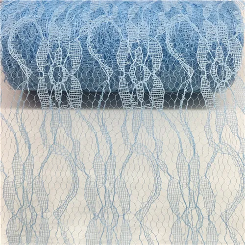 Lt blue Рулон кружева органза катушка ткань ленты 30*910 см Сетка Ткань DIY свадебное мероприятие лента на стул для вечеринки лук настольная дорожка украшения - Цвет: Lt blue