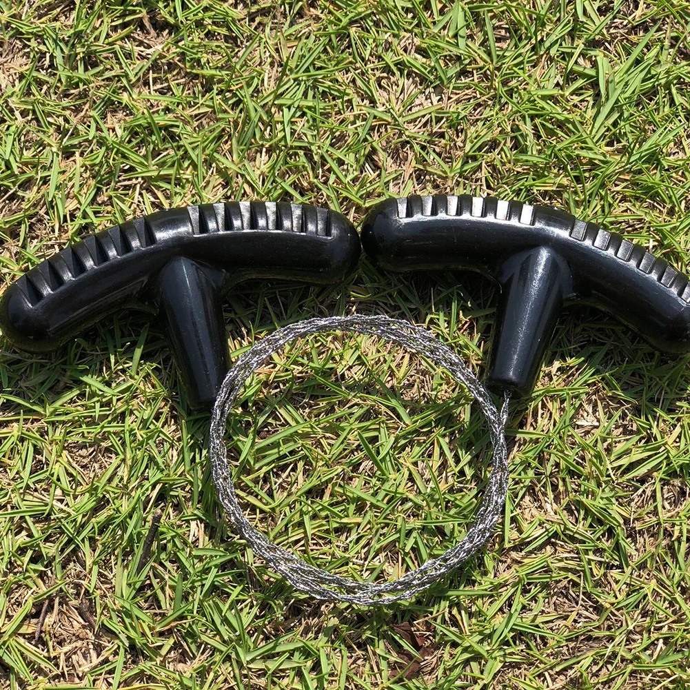 Manual Hand Steel Wire Saw Survival Tools Steel Rope Chain Saw Garden Tool Outdoor Practical Emergency Gear Wire Kits