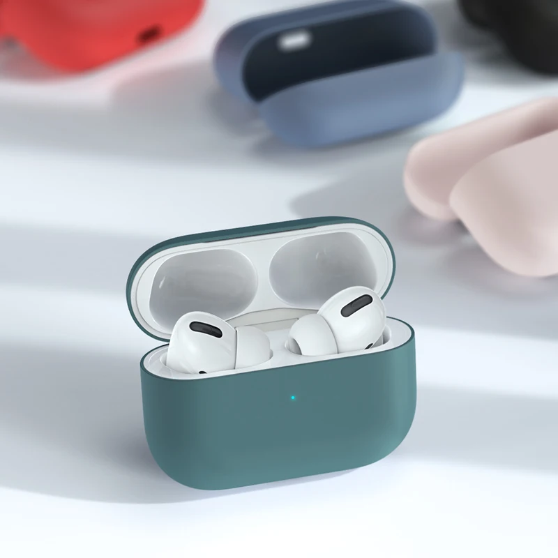 Case For Airpods Pro Силиконовый чехол для Apple Airpods для Air Pods чехол s для Airpods Pro Bluetooth наушники кожаный чехол для наушников Аксессуары - Цвет: Case For Airpods Pro