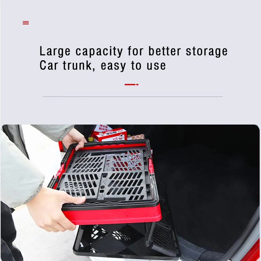 Автомобильный багажник складной ящик для хранения многофункциональный складной органайзер с ручкой для внедорожника автомобиля