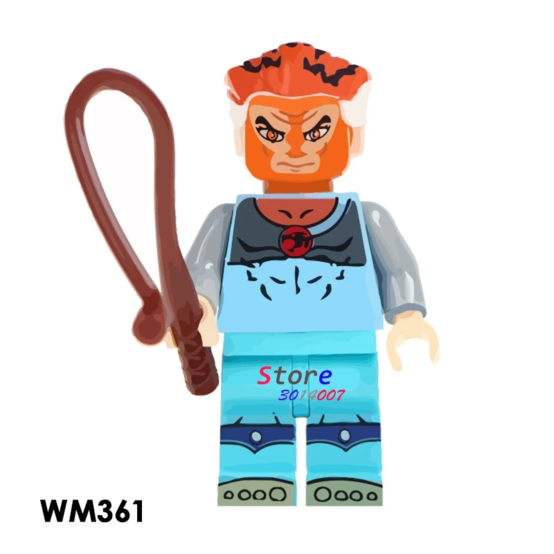 WM361 50 шт. Американский ТВ фильм Cheetara Лев-о Mumm-Ra Thundercats Pantro Tigro Bengali строительные блоки кирпичи игрушки для мальчиков - Цвет: WM361