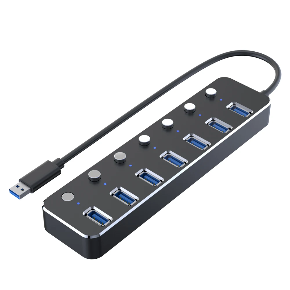 7 USB 3 0 порт управления отдельно для передачи зарядных индикаторов концентратор