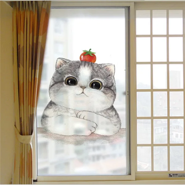 fdyg458 20 дизайнов пленка на стекло самоклеящаяся оконная пленка наклейка стеклянная пленка индивидуальное украшение стеклянная наклейка пленка 60X58 см - Цвет: fdyg458