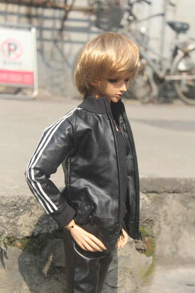 1/4 1/3 масштаб BJD кукольная одежда кожаная куртка пальто для BJD/SD аксессуары ID72 uncle. Не включены кукла, обувь, парик и другие A0839