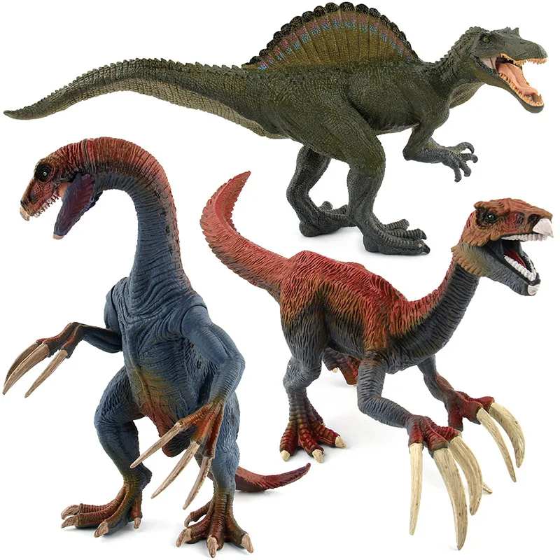 

English Figure Details Dinosaur World Garage Kit Model Toy sickle long Egypt Spinosaurus Doll