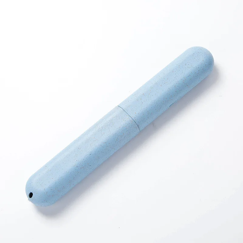 Портативные аксессуары зубная щетка для путешествий, Чехол для трубки, модная пластиковая ручка чемодана, органайзер для багажа - Цвет: Синий