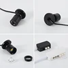 Led Spotlight Wine Cabinet Light Kitchen 4/6/8/12w Puck Lighting Kit touch switch EU Plug for jewelry showcase spot lights 5