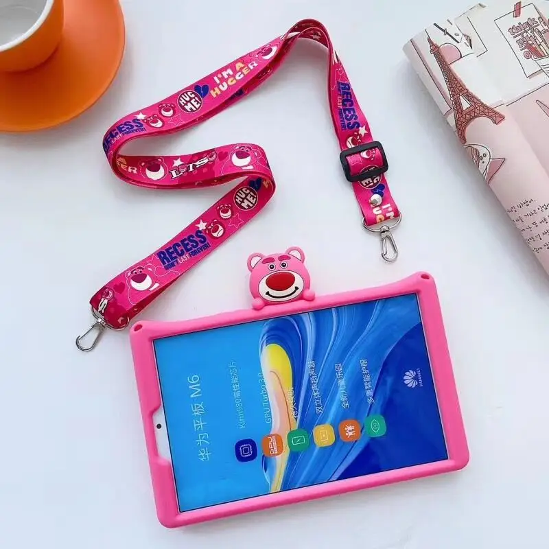 Чехол для Huawei MediaPad T3 T5 M6 M5 M3 8 4 10 1 MatePad Pro matepad Силиконовый противоударный чехол