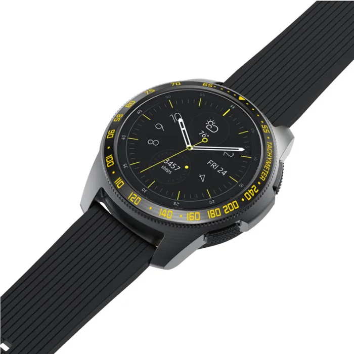 Ободок кольцо клеющаяся крышка против царапин Металл для samsung Galaxy Watch 42 мм LHB99