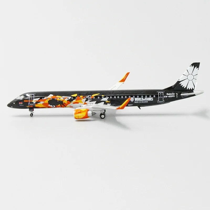 1/400 масштаб 9 см Boeing ERJ190-200LR 1:400 EW-400PO модель самолета, игрушка самолет из сплава, подарок, сувенир