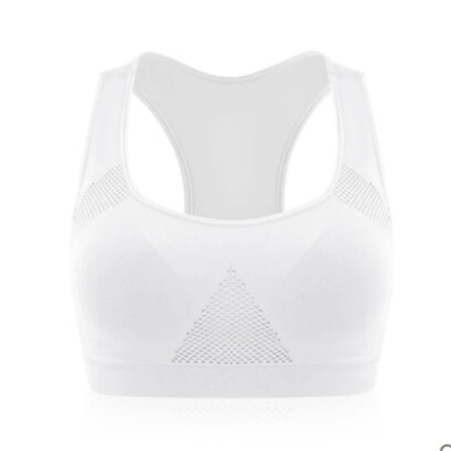 Beige FITLIFE Professional Absorb Sweat Top Athletic Running Sports Bra Fitness Women Seamless Padded Vest Tanks - Цвет: Beige