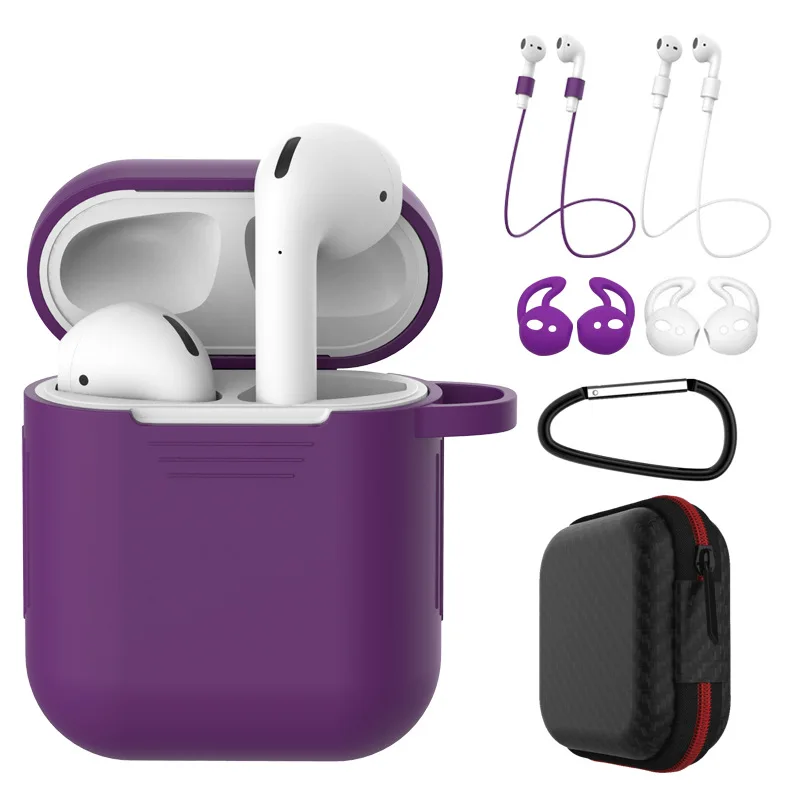 

Защитный чехол для наушников Airpods 1, 2, с защитой от потери