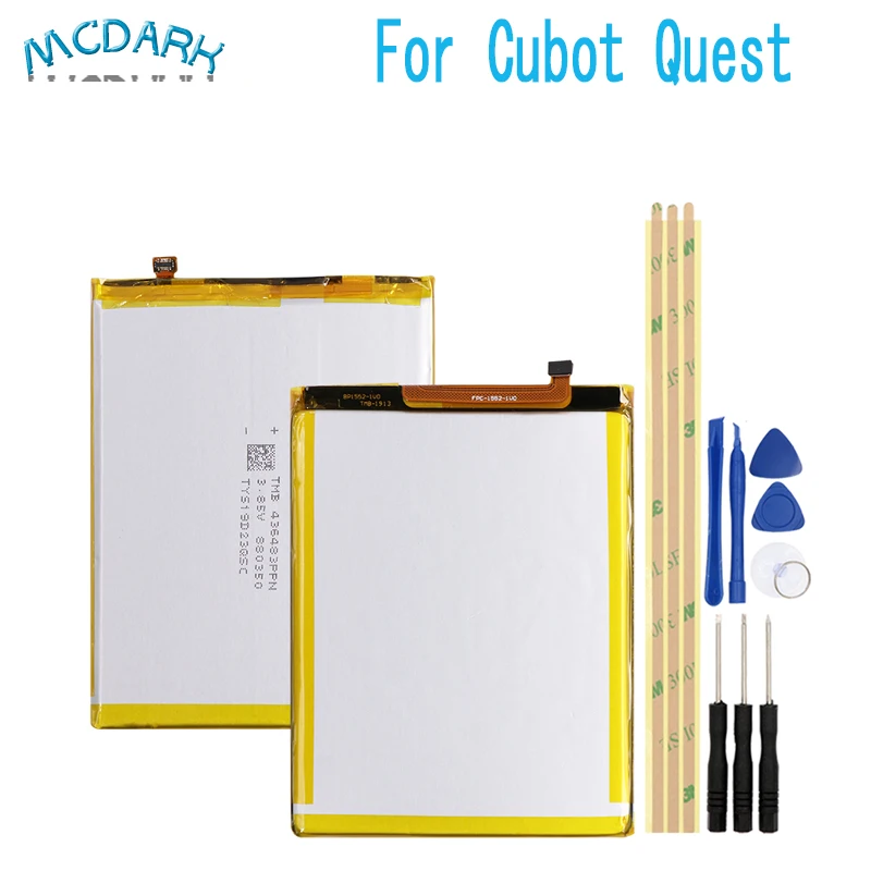 Аккумулятор для Cubot Quest 4000 мАч, запасная батарея высокой емкости для Cubot Quest, аккумулятор для телефона+ Инструменты